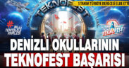 Denizli okulları, TEKNOFEST’ten 5 madalya ile döndü