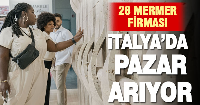 Avrupa’nın en büyük mermer fuarlarından Marmomac’da Denizli’den 28 firma stant açtı