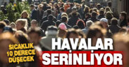 Denizli’de hava sıcaklıkları düşecek