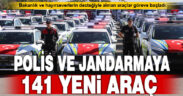 Denizli polis ve jandarmasına 141 yeni hizmet aracı