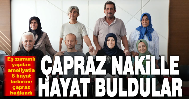 Çapraz havuzdan gerçekleşen böbrek nakliyle 4 kişi sağlığına kavuştu