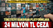 Ticaret Bakanlığından dijital platform şirketlerine 24 milyon 192 bin lira idari para cezası