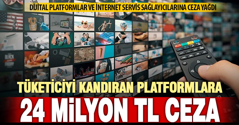 Ticaret Bakanlığından dijital platform şirketlerine 24 milyon 192 bin lira idari para cezası