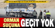 Denizli’de orman suçlarına karşı denetimler sıkılaştırıldı