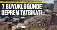Aydın’daki 7 büyüklüğünde deprem tatbikatına Denizli ekipleri de katıldı