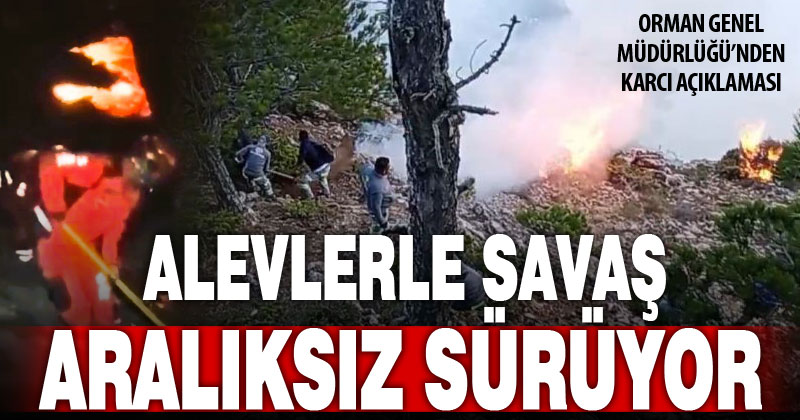 Karcı’daki yangınla ilgili OGM’den açıklama: Müdahalemiz sürüyor