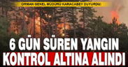 Karcı’da 6 gündür devam eden yangın kontrol altına alındı