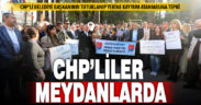 CHP’liler Denizli’de Esenyurt eylemi yaptı