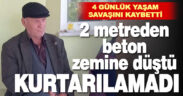 Hava almak için çıktığı balkondan düşen yaşlı adam hayatını kaybetti