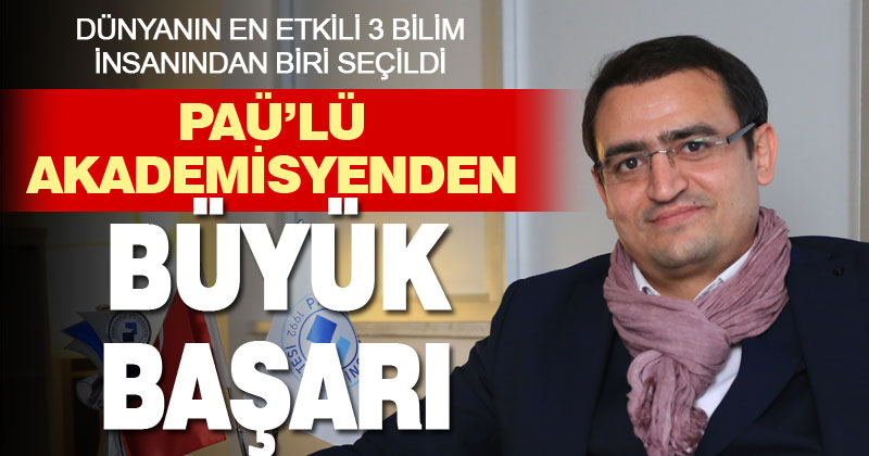 Prof. Dr. Şaban Nazlıoğlu dünyanın en etkili 3 bilim insanından biri seçildi