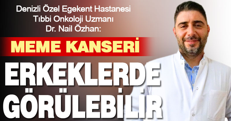 Meme kanseri erkeklerde de görülebiliyor