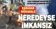 Karcı’daki yangına 6 helikopterle müdahale: Karadan müdahale neredeyse imkansız