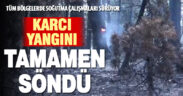 Karcı’daki orman yangını söndürüldü, soğutma çalışmaları sürüyor