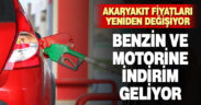 Benzin ve motorine indirim geliyor