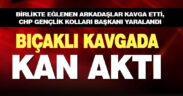 CHP Gençlik Kolları Başkanı bıçaklı kavgada yaralandı