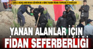 Denizli’de Milli Ağaçlandırma Gününde 5 bin 916 fidan toprakla buluştu