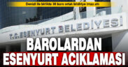 Denizli ile birlikte 38 baro Esenyurt ile ilgili ortak bildiriye imza attı