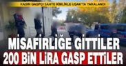 Misafirliğe gittikleri ev sahibinden bıçakla 200 bin lira gasp eden iki şüpheli tutuklandı