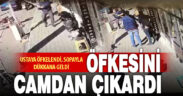 Tartıştığı esnafın camlarını sopayla kırdı