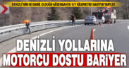 Yollara motosiklet sürücülerini koruyan bariyer düzenlemesi