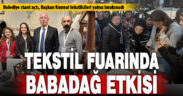Babadağ Belediyesi’nin tekstil fuarındaki standı ilgi gördü
