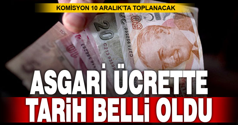 Asgari Ücret Tespit Komisyonunun ilk toplantısı 10 Aralık’ta gerçekleştirilecek