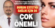 Uzman Dr. Emin Ayduran: Burun estetiği sağlık için de çok önemli