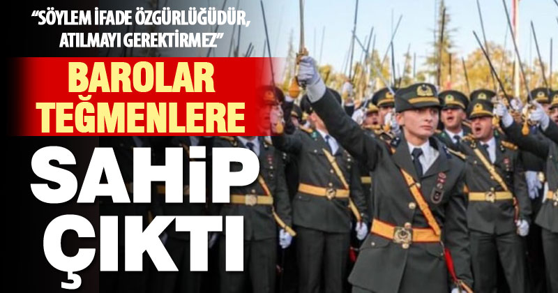 Barolar, TSK’da disipline sevk edilen teğmenlere sahip çıktı