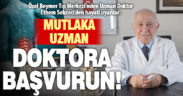 Uzman Dr. Sebzeci’den boyun ve bel fıtığından muzdarip olanlara uzman doktor uyarısı