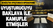 Denizli’de uyuşturucu operasyonu