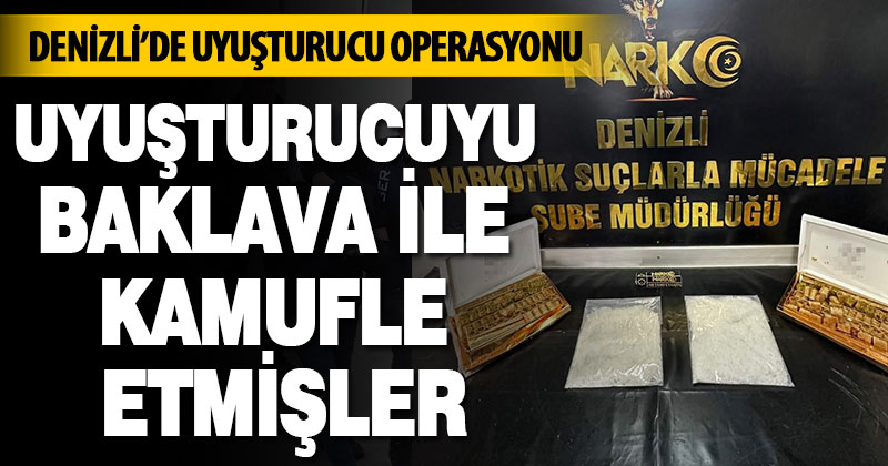 Denizli’de uyuşturucu operasyonu