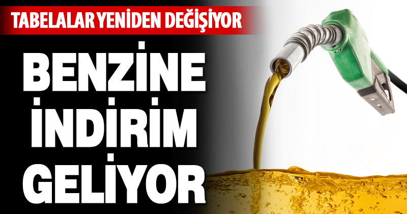Benzine indirim geliyor