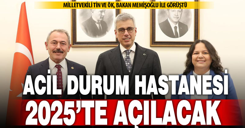 500 yataklı acil durum hastanesi 2025 içinde açılacak