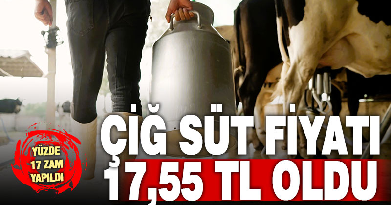 Denizli’de çiğ süt fiyatı 17,55 TL olarak belirlendi