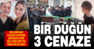 Kazada hayatını kaybeden aile son yolculuklarına yan yana uğurlandı