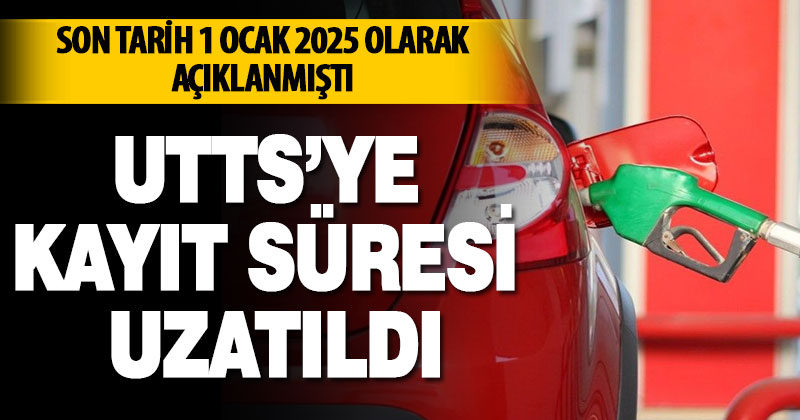 UTTS’ye kayıt süresi uzatıldı