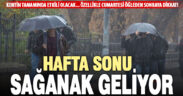 Denizli hafta sonunu sağanak yağışla geçirecek