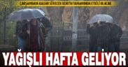 Denizli hafta sonuna ve yeni haftaya yağmurlarla girecek
