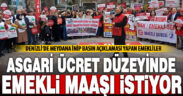 Emeklilerin düşük zam tepkisi sürüyor