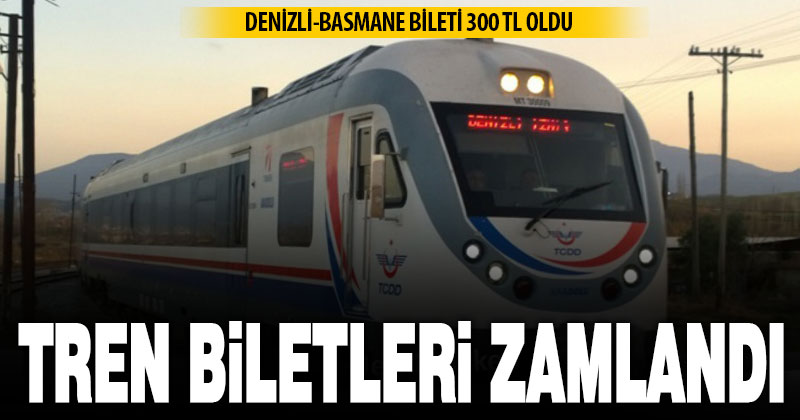Tren biletleri zamlandı