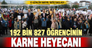 Yarıyıl tatil zili çaldı: 192 bin 827 öğrenci karne aldı