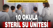 Merkezefendi Belediyesi’nden 10 okula steril su ünitesi