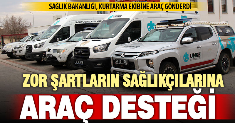 Sağlık Bakanlığı, Denizli UMKE’ye yeni araç tahsis etti