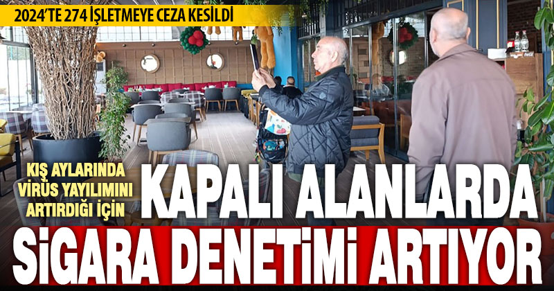 Gribin yayılımını artırdığı için kapalı alanlarda sigara denetimi artırılacak