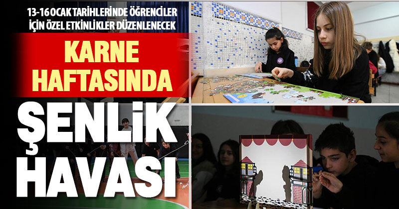 Öğrenciler yarıyılın son haftasına şenlik havasında girecek
