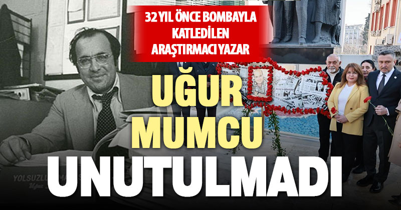 Uğur Mumcu, 32’nci ölüm yıldönümünde Denizli’de anıldı