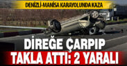 Denizli-Manisa karayolunda kaza: 2 yaralı