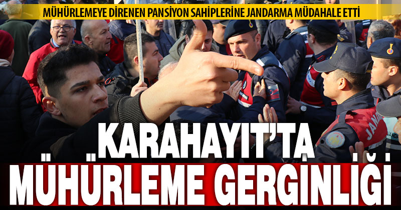 Karahayıt’ta ruhsatsız pansiyonlar mühürleniyor