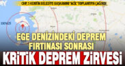Ege denizindeki depremler sonrası 5 kentin belediye başkanı bir arayla geliyor