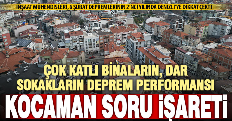İMO’dan, K.Maraş merkezli depremlerin yıldönümünde Denizli’ye dikkat çeken açıklama